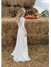 Long Sleeves Ivory Lace Unique Wedding Dress Long Sleeves Ivory Lace Unique Wedding Dress